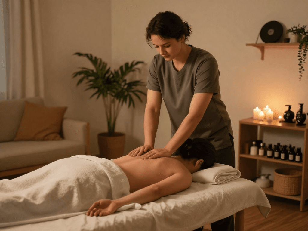 Experience 구로출장안마 with a calming Swedish massage in a serene home setting.