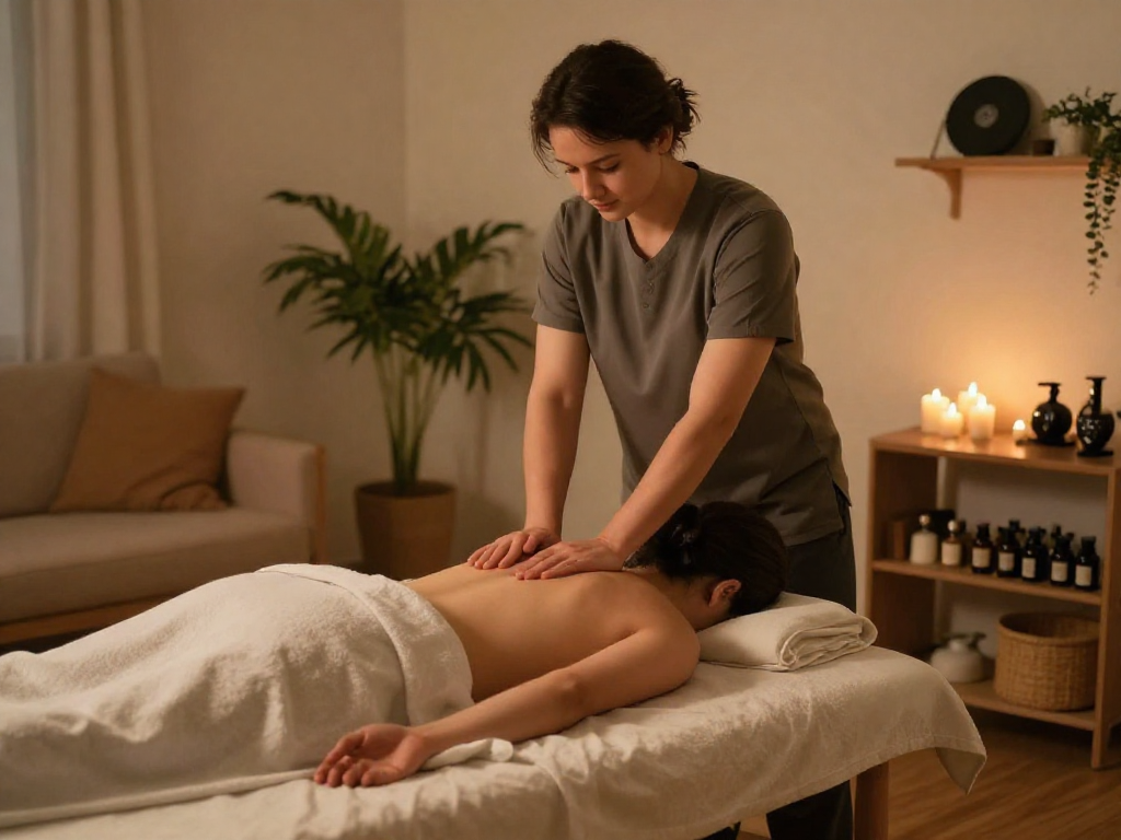 Experience 구로출장안마 with a calming Swedish massage in a serene home setting.