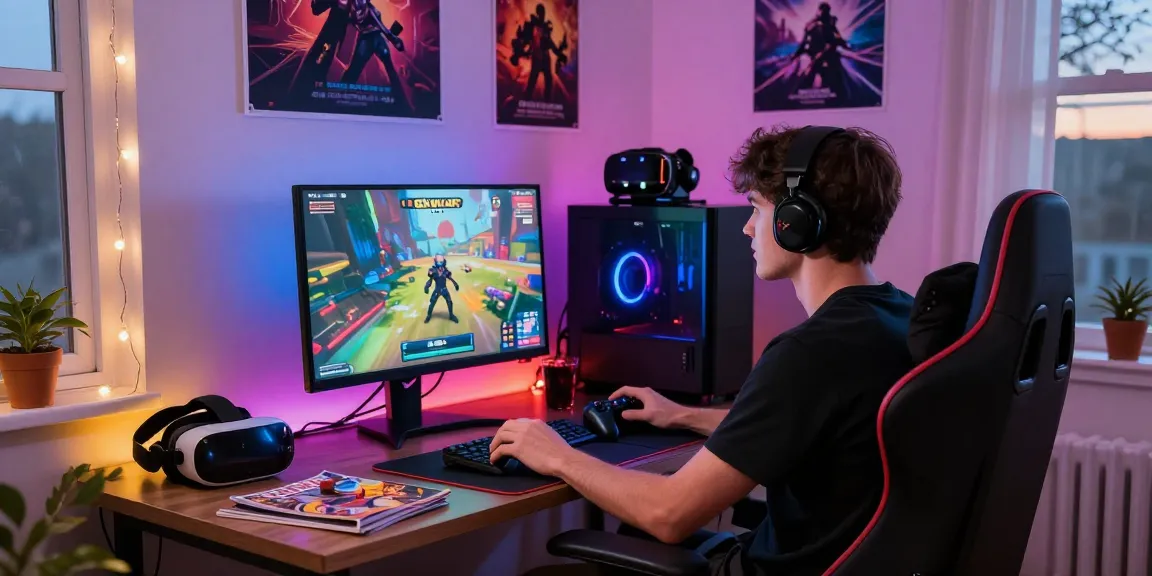 Immersive gaming scene showcasing a player engaged with an NSFW APK game.