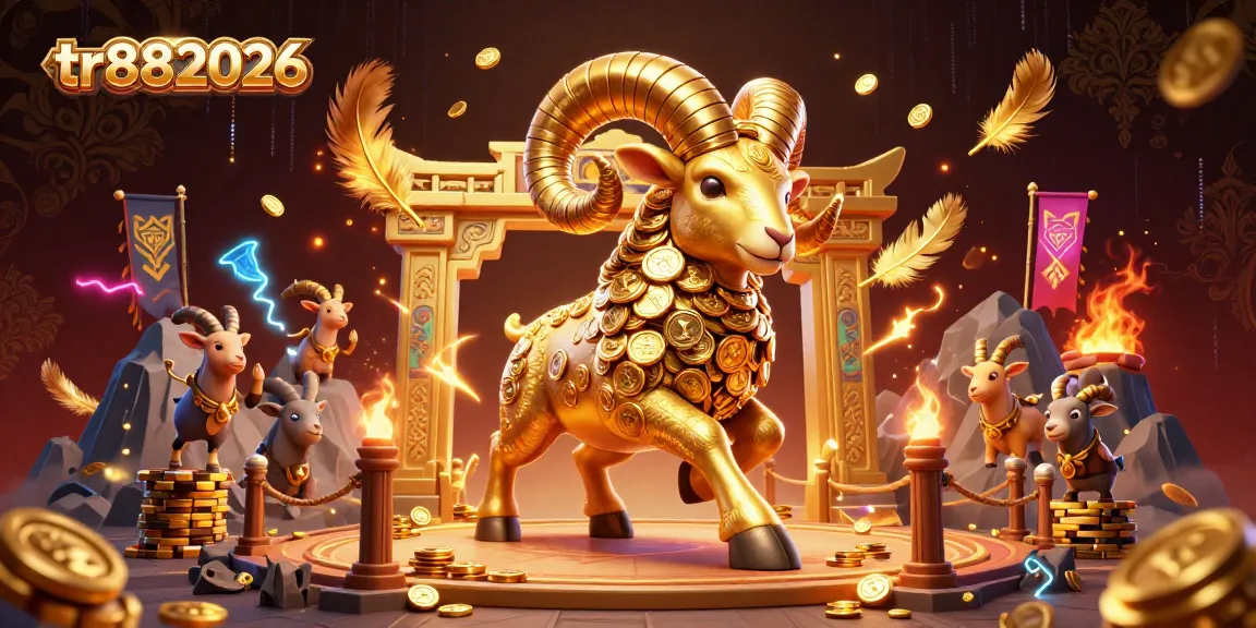 Engage in high-stakes gaming at tr882026 with vivid visuals of golden elements and dynamic character action.