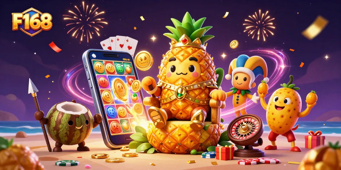 Experience thrilling action and rewards at F168's vibrant beach casino with dynamic gaming elements.
