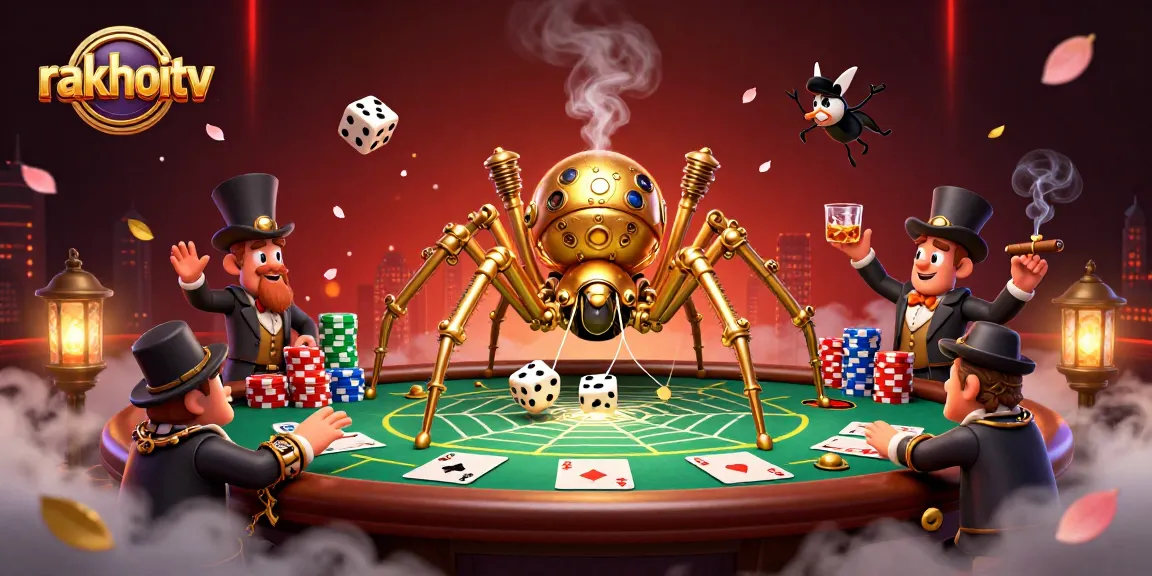 Experience thrilling action with rakhoitv in an ultra-detailed steampunk gambling scene.