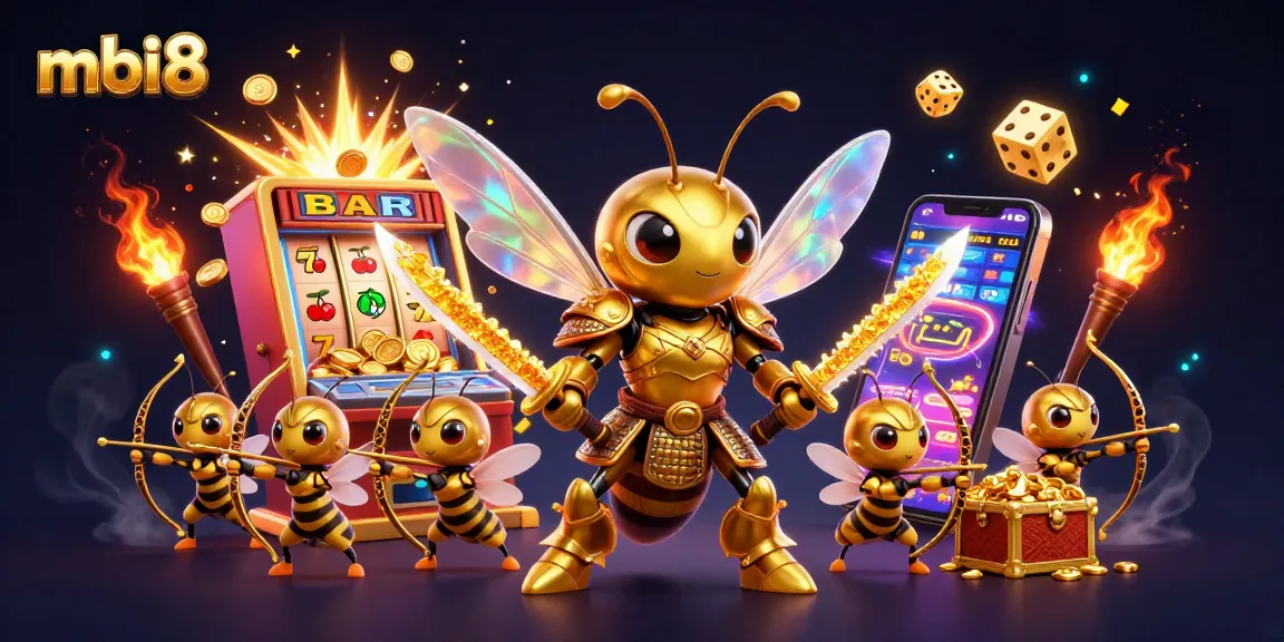 Experience thrilling wins at mbi8 with captivating 3D illustration showcasing exciting casino elements.