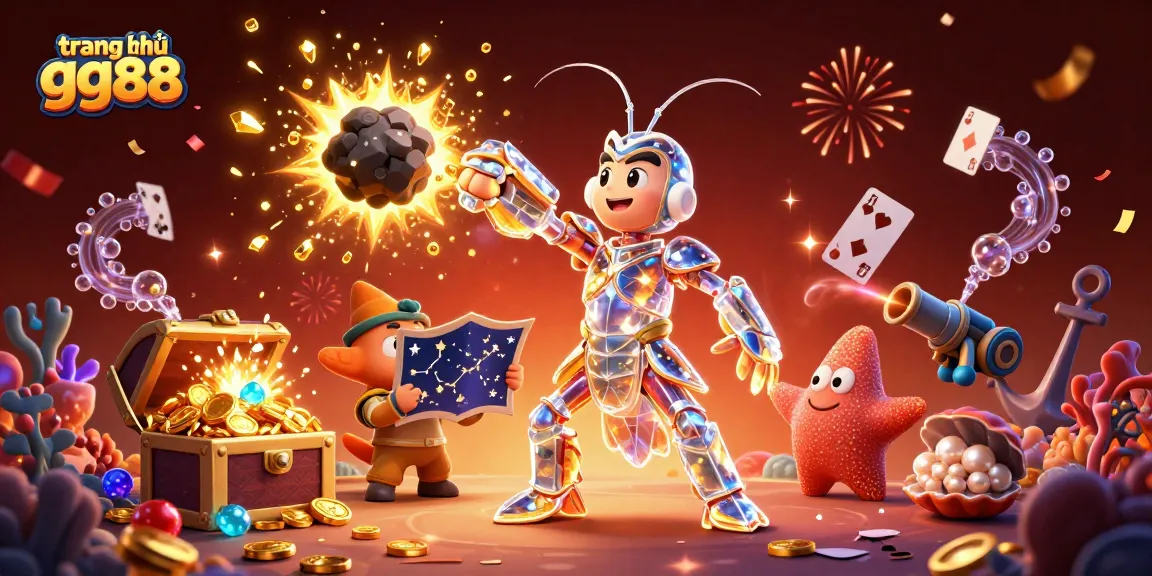 Experience thrilling gaming action at trang chủ gg88 with vibrant visuals and undersea treasures.